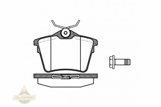 Remsa Колодки тормозные дисковые REMSA 1103.00 - Картинка 1