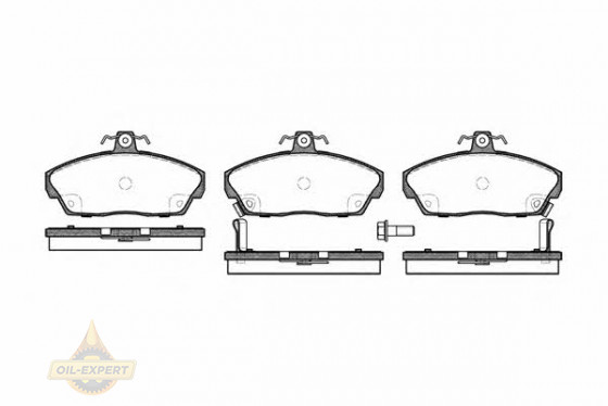 Remsa Колодки тормозные дисковые REMSA 0337.02 - Картинка 1