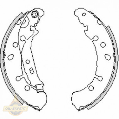 Remsa Колодки тормозные барабанные REMSA 4238.00 - Картинка 1