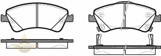 Remsa Колодки тормозные дисковые REMSA 1341.02 - Картинка 1