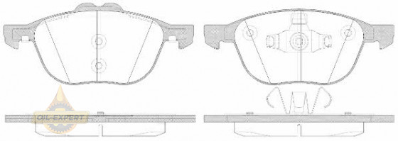 Remsa Колодки тормозные дисковые REMSA 1082.50 - Картинка 1