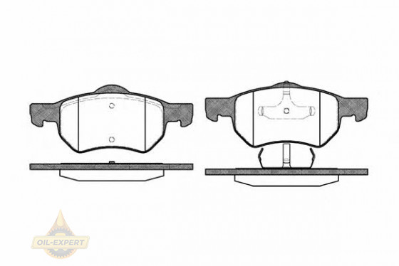 Remsa Колодки тормозные дисковые REMSA 0882.00 - Картинка 1