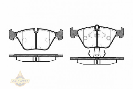 Remsa Колодки тормозные дисковые REMSA 0270.15 - Картинка 1