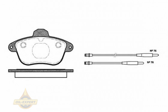 Remsa Колодки тормозные дисковые REMSA 0401.04 - Картинка 1