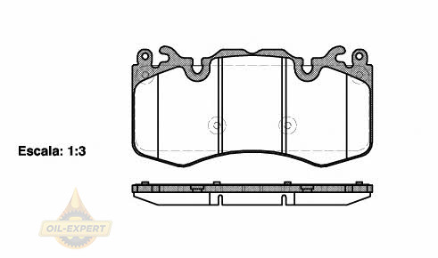 Remsa Колодки тормозные дисковые REMSA 1410.00 - Картинка 1