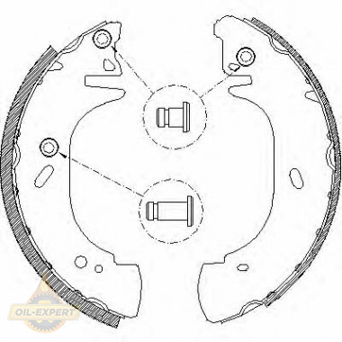 Remsa Колодки тормозные барабанные REMSA 4306.01 - Картинка 1