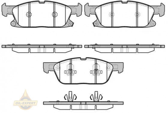 Remsa Колодки тормозные дисковые REMSA 1657.02 - Картинка 1
