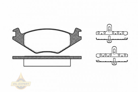 Remsa Колодки тормозные дисковые REMSA 0171.20 - Картинка 1