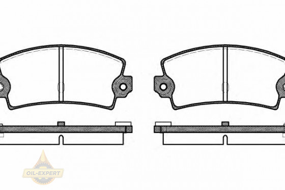 Remsa Колодки тормозные дисковые REMSA 0021.36 - Картинка 1