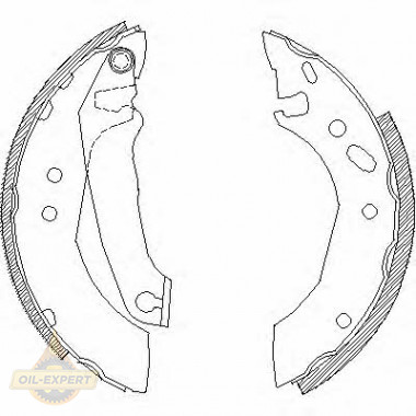 Remsa Колодки тормозные барабанные REMSA 4507.00 - Картинка 1