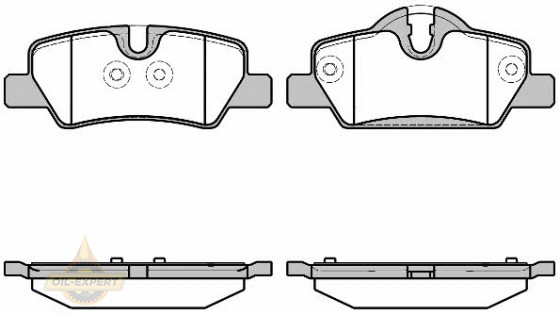 Remsa Колодки тормозные дисковые REMSA 1600.00 - Картинка 1