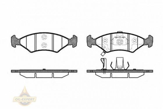 Remsa Колодки тормозные дисковые REMSA 0502.22 - Картинка 1