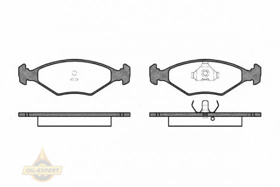 Remsa Колодки тормозные дисковые REMSA 0281.00 - Картинка 1