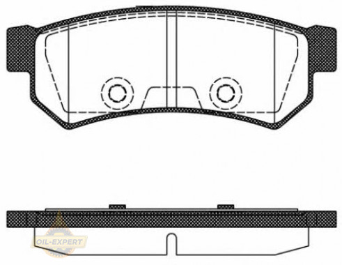 Remsa Колодки тормозные дисковые REMSA 1048.10 - Картинка 1