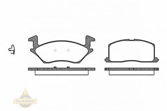 Remsa Колодки тормозные дисковые REMSA 0332.02 - Картинка 1