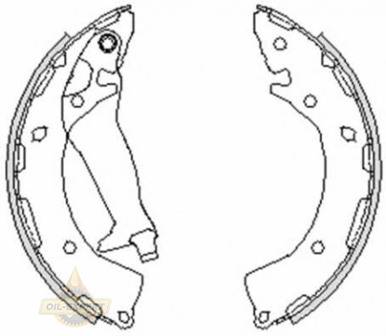 Remsa Колодки тормозные барабанные REMSA 4248.00 - Картинка 1