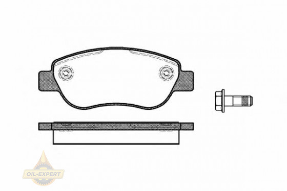 Remsa Колодки тормозные дисковые REMSA 1069.00 - Картинка 1