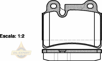 Remsa Колодки дискові гальмівні REMSA 1240.00 - Заображення 1