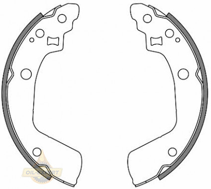 Remsa Колодки тормозные барабанные REMSA 4241.00 - Картинка 1