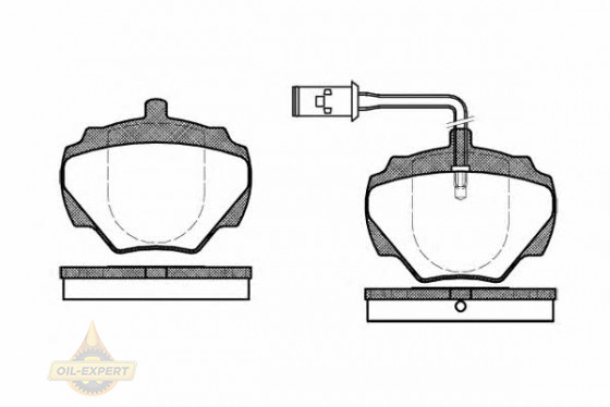 Remsa Колодки тормозные дисковые REMSA 0222.01 - Картинка 1