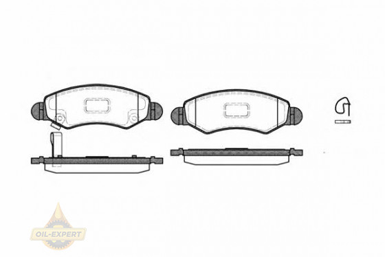 Remsa Колодки тормозные дисковые REMSA 0702.21 - Картинка 1