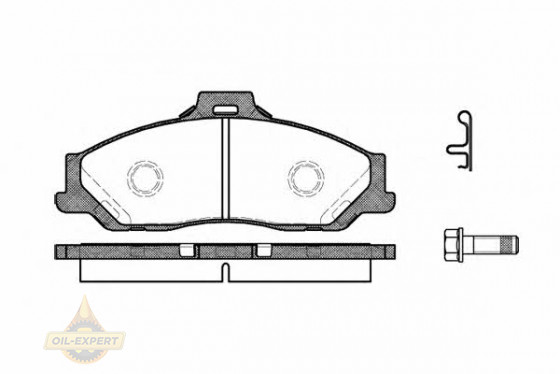 Remsa Колодки тормозные дисковые REMSA 0730.01 - Картинка 1