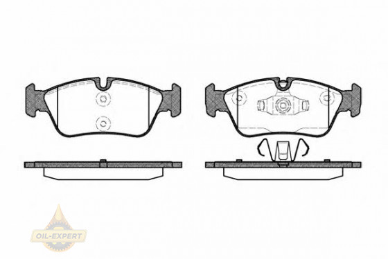 Remsa Колодки тормозные дисковые REMSA 0384.60 - Картинка 1