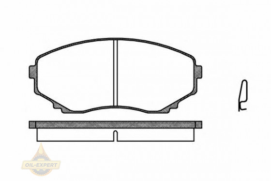 Remsa Колодки тормозные дисковые REMSA 0397.00 - Картинка 1