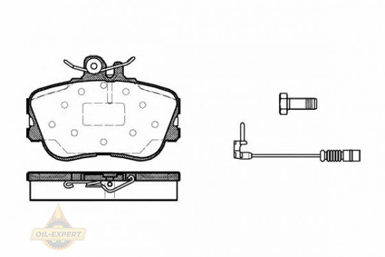 Remsa Колодки тормозные дисковые REMSA 0445.02 - Картинка 1