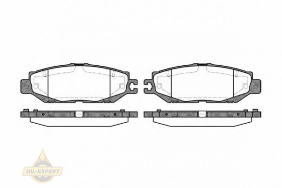 Remsa Колодки тормозные дисковые REMSA 0457.00 - Картинка 1