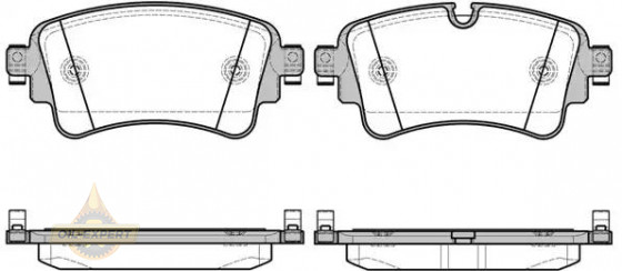 Remsa Колодки тормозные дисковые REMSA 1669.08 - Картинка 1