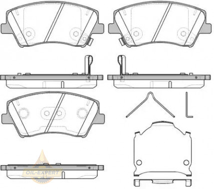 Remsa Колодки тормозные дисковые REMSA 141204 - Картинка 1