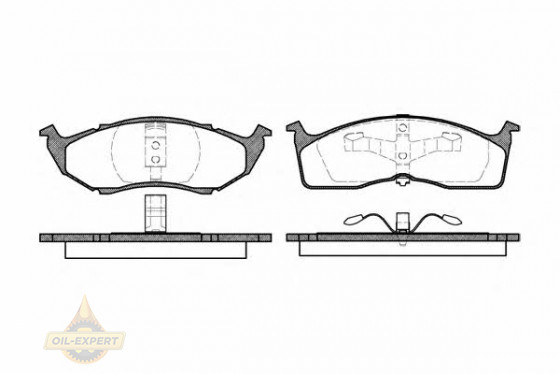 Remsa Колодки тормозные дисковые REMSA 0610.00 - Картинка 1