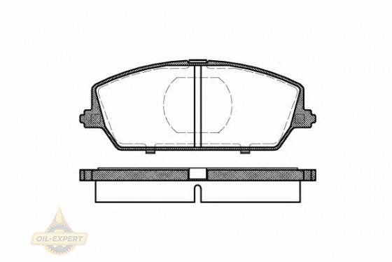 Remsa Колодки тормозные дисковые REMSA 0387.00 - Картинка 1