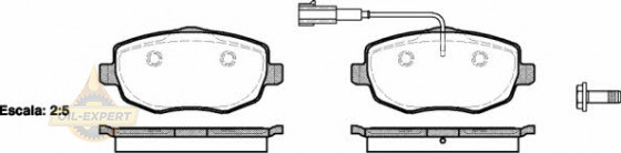 Remsa Колодки тормозные дисковые REMSA 1099.01 - Картинка 1