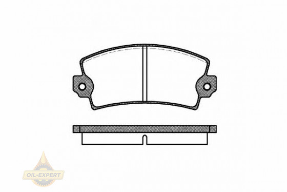 Remsa Колодки тормозные дисковые REMSA 0021.00 - Картинка 1
