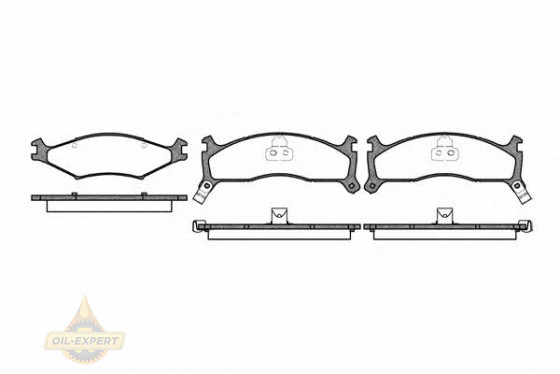 Remsa Колодки тормозные дисковые REMSA 0600.02 - Картинка 1