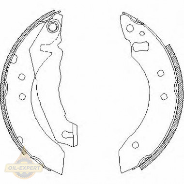 Remsa Колодки тормозные барабанные REMSA 4051.00 - Картинка 1
