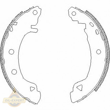 Remsa Колодки тормозные барабанные REMSA 4182.04 - Картинка 1