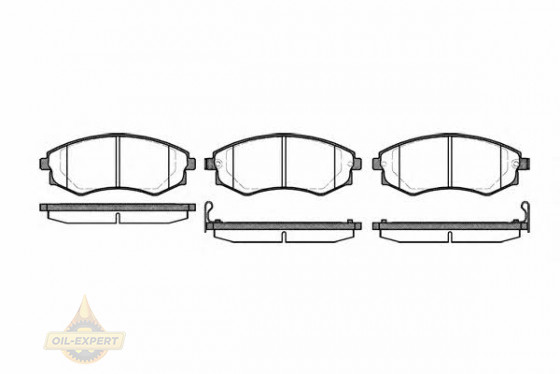 Remsa Колодки тормозные дисковые REMSA 0318.12 - Картинка 1