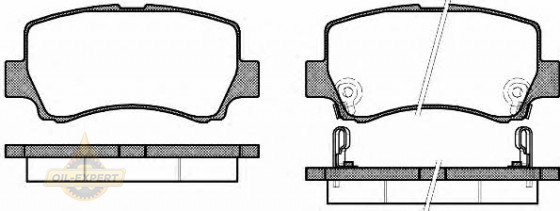 Remsa Колодки тормозные дисковые REMSA 1309.02 - Картинка 1