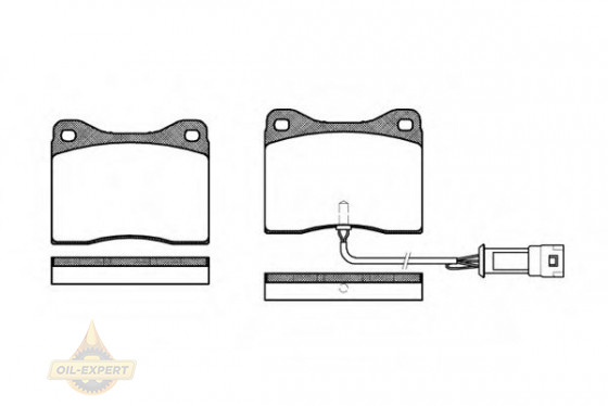Remsa Колодки тормозные дисковые REMSA 0249,02 - Картинка 1