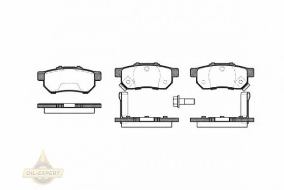 Remsa Колодки гальмівні дискові REMSA 0233.52 - Заображення 1