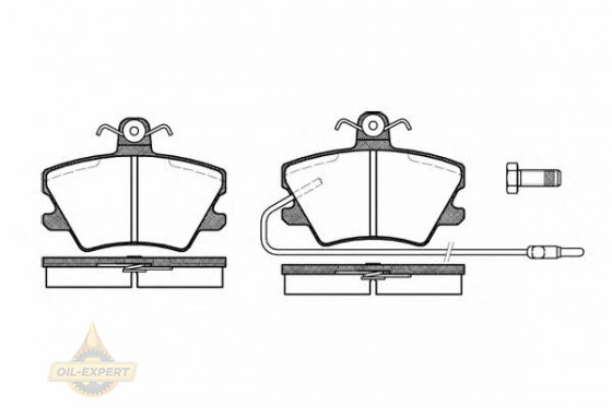 Remsa Колодки тормозные дисковые REMSA 0241.02 - Картинка 1