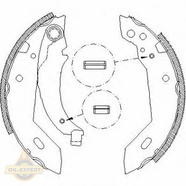 Remsa Колодки тормозные барабанные REMSA 4095.00 - Картинка 1