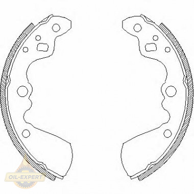 Remsa Колодки тормозные барабанные REMSA 4019.00 - Картинка 1
