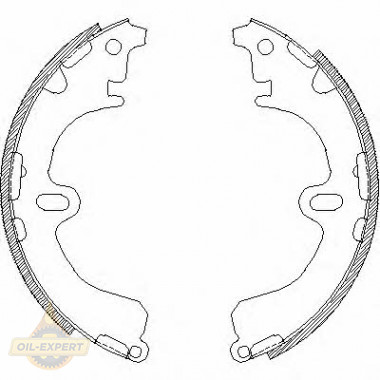 Remsa Колодки тормозные барабанные REMSA 4380.00 - Картинка 1