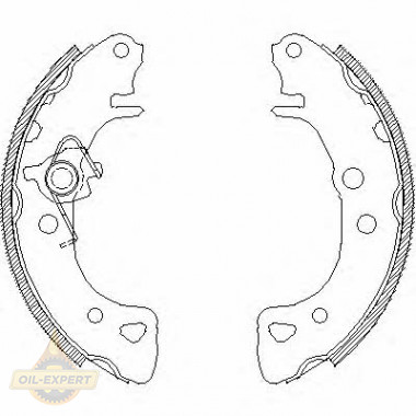 Remsa Колодки тормозные барабанные REMSA 4126.00 - Картинка 1