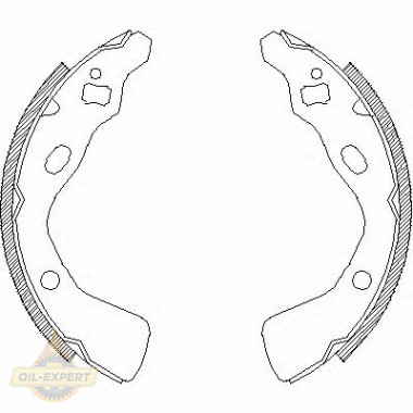 Remsa Колодки тормозные барабанные REMSA 4382.00 - Картинка 1