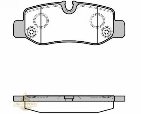 Remsa Колодки дискові гальмівні REMSA 1624.00 - Заображення 1